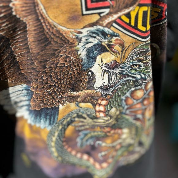 1988 Rare Vintage Harley Davidson Hawaii Shirt - Picture 3 of 7